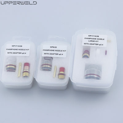 10pcs TIG Lasser Torch Accessoires voor het Lassen Roze Grote Gas Lens Cup Alumina mondstuk