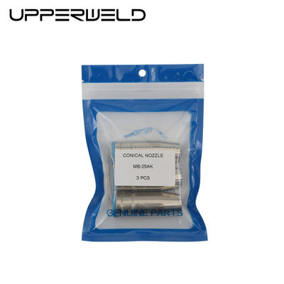 Slipper 57mm Lengte Boven 25AK Gas spuitstuk Binzel Mig Las Torch Mig Las Consumables