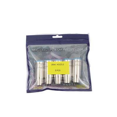 Slipper 57mm Lengte Boven 25AK Gas spuitstuk Binzel Mig Las Torch Mig Las Consumables