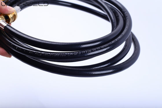 24 voet natuurlijke rubber gas lassen LPG slang met 3/8 inch Quick Connect / Disconnect Industrial-Grade
