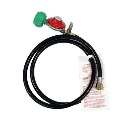 Rubberen laslampen propaan regulator 0-5PSI Verstelbaar met 5FT LPG slang en klep