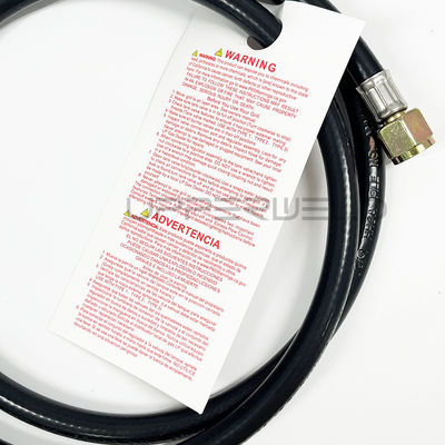 Rubberen laslampen propaan regulator 0-5PSI Verstelbaar met 5FT LPG slang en klep