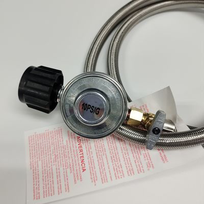 Gecertificeerde laslampen zilver lage druk propaanbrander regulator voor gas grill verwarmer
