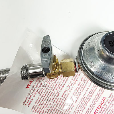 Gecertificeerde laslampen zilver lage druk propaanbrander regulator voor gas grill verwarmer