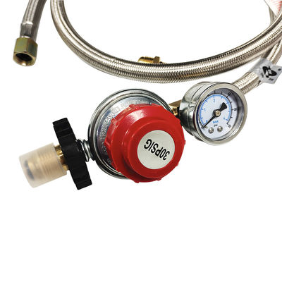 Langdurige propaan tank regulator slang voor zilveren laslampen met drukmeter
