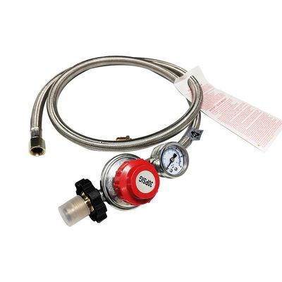 Langdurige propaan tank regulator slang voor zilveren laslampen met drukmeter