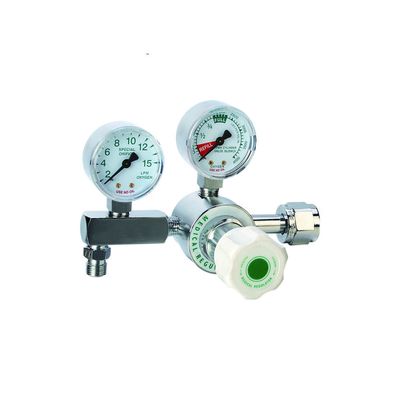 Maximale inlaatdruk 4000 Psi Hoge doorstroming nauwkeurigheid Medische zuurstofcilinder regulator CGA540