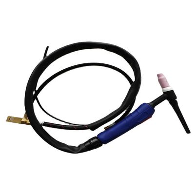 Boven WT-17 10-25EU Gas Argon Tig Torch Luchtgekoeld Laspistool voor het Lassen van Metalen Zwart Rood