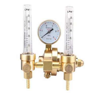 1/4-inch vrouwelijke vlam inlaat verbinding enkele stroommeter voor argon stikstof regulator