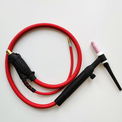 Op maat gemaakte ondersteuning OEM Zwarte WP26 TIG Las Torch met 4m kabel en keramische spuitstuk
