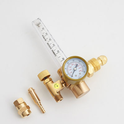 Verstelbare stroommeter CO2 Argon regulator voor 4000 Psi inlaatdruk en 10ft slang