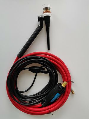Op maat gemaakte ondersteuning OEM Zwarte WP26 TIG Las Torch met 4m kabel en keramische spuitstuk