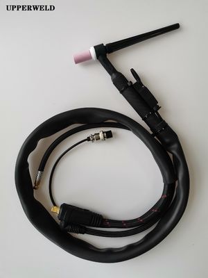 Op maat gemaakte ondersteuning OEM Zwarte WP26 TIG Las Torch met 4m kabel en keramische spuitstuk