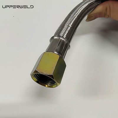 5ft Rood en Zilver Propane Roestvrij staal Geflecht Camper Tank LPG Gas slang met Gauge