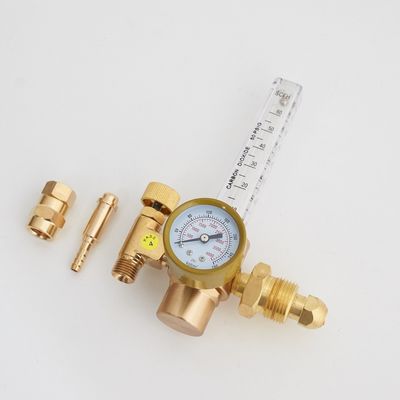 Hoogdrukgasreductie-double-output argonregulatorstroommeter voor CO2-luchtregeling