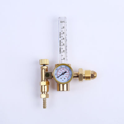 CGA320 en CGA580 Dubbele CO2-stroommeter Lasgasregulator met schroefdraadgasreducer