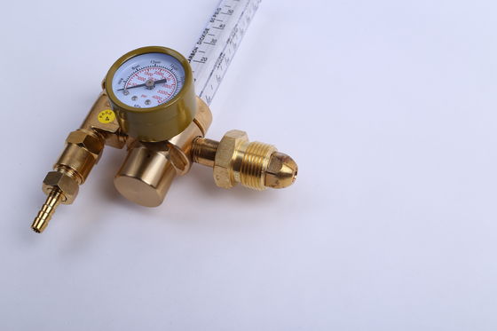 CGA320 en CGA580 Dubbele CO2-stroommeter Lasgasregulator met schroefdraadgasreducer