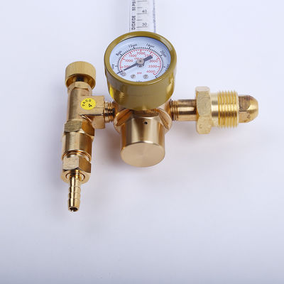 CGA320 en CGA580 Dubbele CO2-stroommeter Lasgasregulator met schroefdraadgasreducer