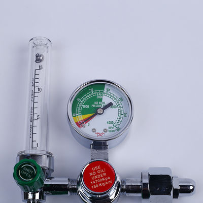 Medische zuurstofgasstroommeter met hoge druk en veiligheidsreductie-klepregulator