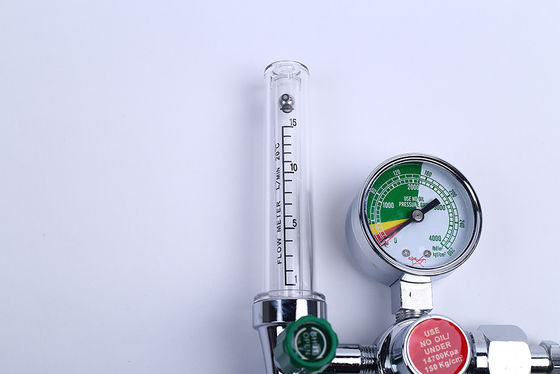 Medische zuurstofgasstroommeter met hoge druk en veiligheidsreductie-klepregulator
