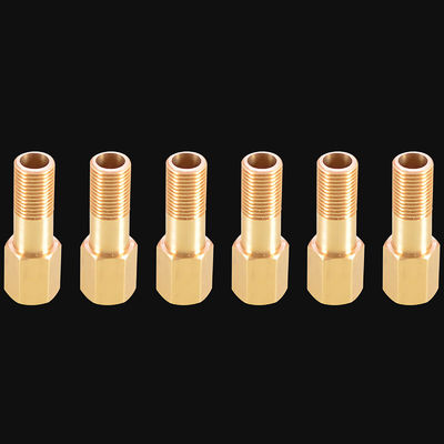 LPG-slang Messing draad verlengstaaf connector buis Fitting 1/8" 1/4" 3/8" Vrouwelijk hoofd