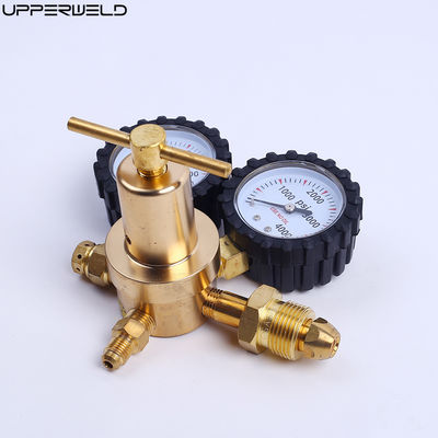 Standaard gassen media gas regulator met 0-400 PSI leveringsdruk en Messing Inlet Outlet