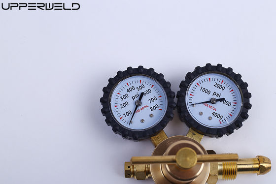 Standaard gassen media gas regulator met 0-400 PSI leveringsdruk en Messing Inlet Outlet