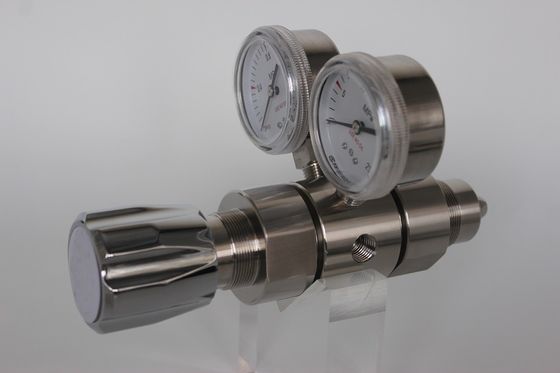 Laboratoriale zuurstofregelaar van roestvrij staal met dubbele fase W21.8 G5/8