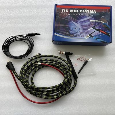 Flexible Torch Head 10-25EU Plug TIG Welding Set met 4M kabel 5 pool connector 150A