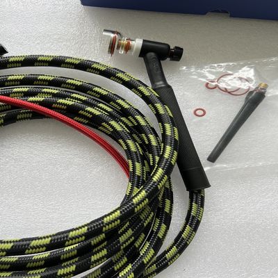 Flexible Torch Head 10-25EU Plug TIG Welding Set met 4M kabel 5 pool connector 150A