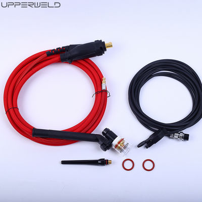 Flexible Torch Head 10-25EU Plug TIG Welding Set met 4M kabel 5 pool connector 150A