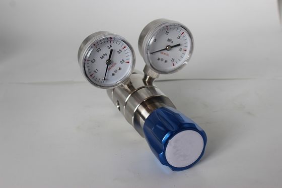 Laboratoriumregulator met twee fasen voor stikstof-helium-argon-speciaalgas-laboratoriummeter
