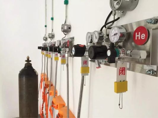 Laboratoriumregulator met twee fasen voor stikstof-helium-argon-speciaalgas-laboratoriummeter