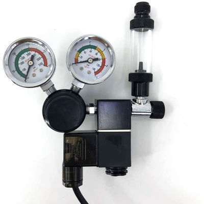 CO2-regulator voor vissentank met controleventil met tweeledig beeldscherm CGA320 draadsolenoïde 110V
