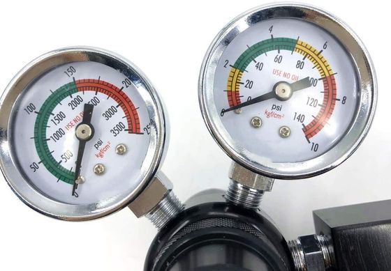 CO2-regulator voor vissentank met controleventil met tweeledig beeldscherm CGA320 draadsolenoïde 110V
