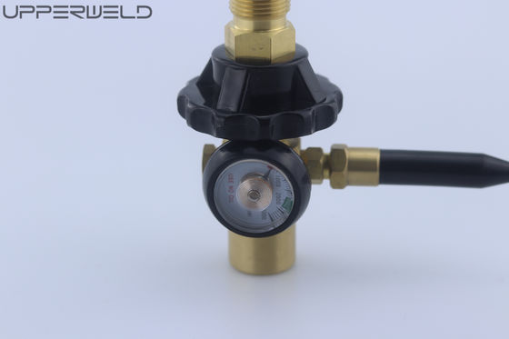 Outlet Nut Screw Ballon Filler Regulator met cilinderinhoudmeter en rubberen mondstuk