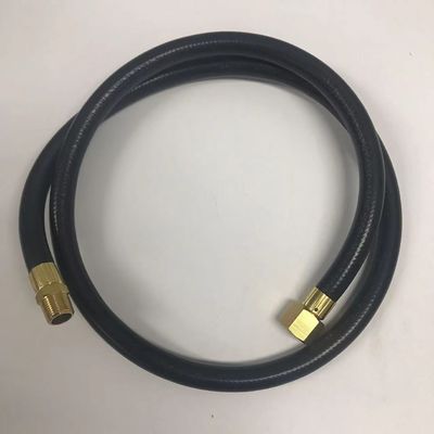 3/8" MNPT x 1/2" Vrouwelijke Flare Swivel Rubber LPG Slang voor hoogdruk propaan tanks