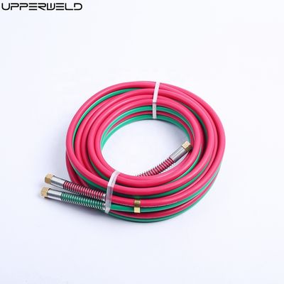 SAE Standard Rubber Bicolor Tube Gas Oxygen Acetyleen Las Slang Propaan Slang 12FT 50FT