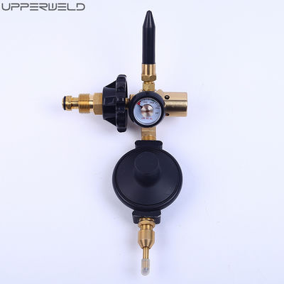 Koperen Helium Ballon Inflator Filler Valve Regulator met meter en automatische uitschakeling