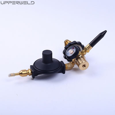Koperen Helium Ballon Inflator Filler Valve Regulator met meter en automatische uitschakeling