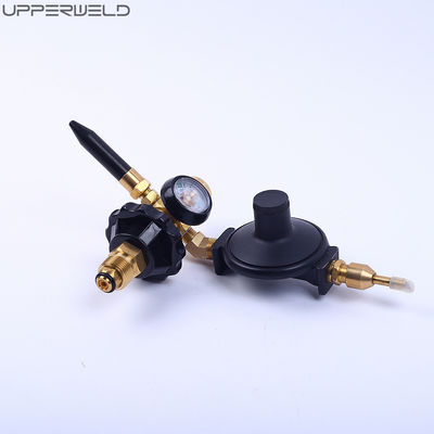 Koperen Helium Ballon Inflator Filler Valve Regulator met meter en automatische uitschakeling