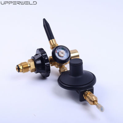 Koperen Helium Ballon Inflator Filler Valve Regulator met meter en automatische uitschakeling