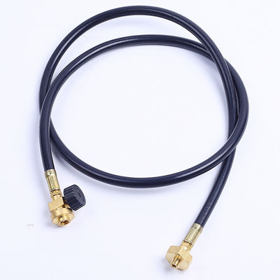 15 ft slang Zwarte bovenste LPG Propaan Messing Adapter slang Kit voor campers Tank RV Camping