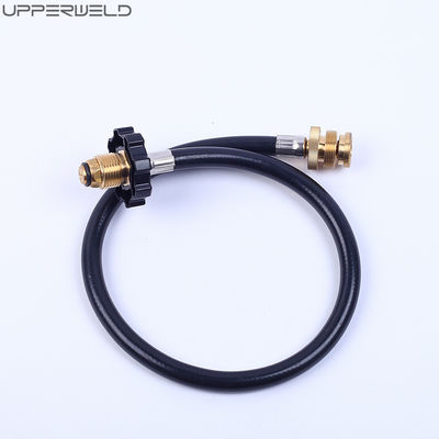 15 ft slang Zwarte bovenste LPG Propaan Messing Adapter slang Kit voor campers Tank RV Camping