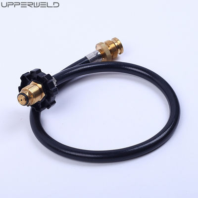 15 ft slang Zwarte bovenste LPG Propaan Messing Adapter slang Kit voor campers Tank RV Camping