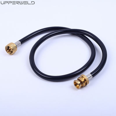 15 ft slang Zwarte bovenste LPG Propaan Messing Adapter slang Kit voor campers Tank RV Camping
