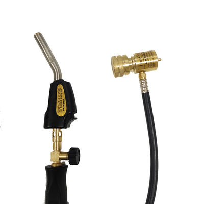 Branding MAPP Torch Propane Turbo Heating Torch voor koeling HVAC Zwarte afwerking