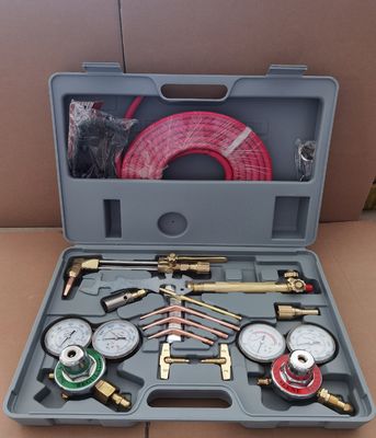 Messing zuurstof-acetyleengasregulator Las Snij Torch Kit met 15 voet Twin slang