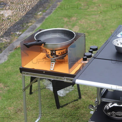 Multifunktioneel aluminium kamptafel voor gemakkelijk koken en barbecue in de buitenlucht