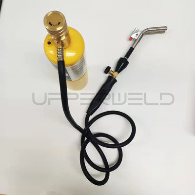 Op maat gemaakte ondersteuning Push Button Ignition Mapp Gas Propane Brazing Torch met twee brander OEM